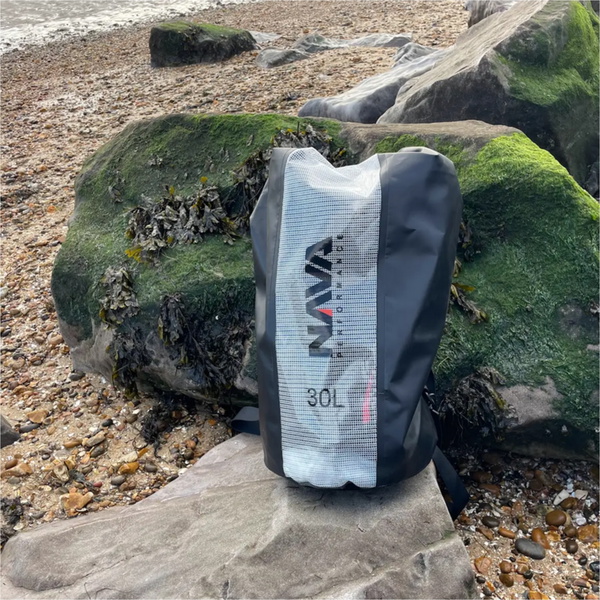 2026 Nava Performance 30L Drybag With Backpack Straps NAVA004 - Black